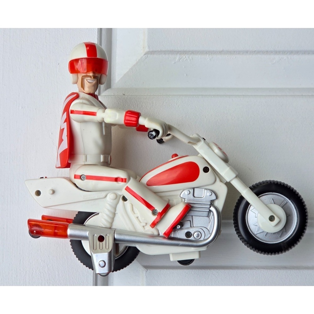 Disney Pixar Toy Story 4 RC Duke Caboom Motorcycle Great Condition No Remote